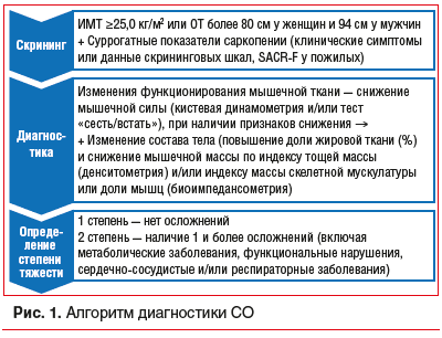 Рис. 1. Алгоритм диагностики СО